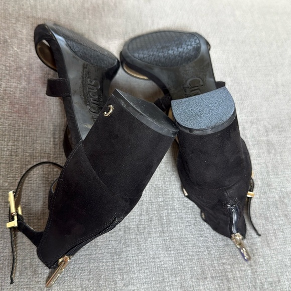 Sam Edelman Womens Black Strappy Block Heel Sandals Size 8.5M Chic Dressy Shoes - Picture 8 of 11